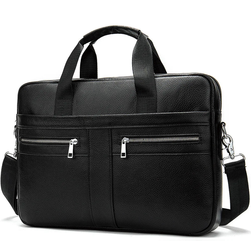 Natural Leather For Men Messenger Bags Man Briefcases Bag Business