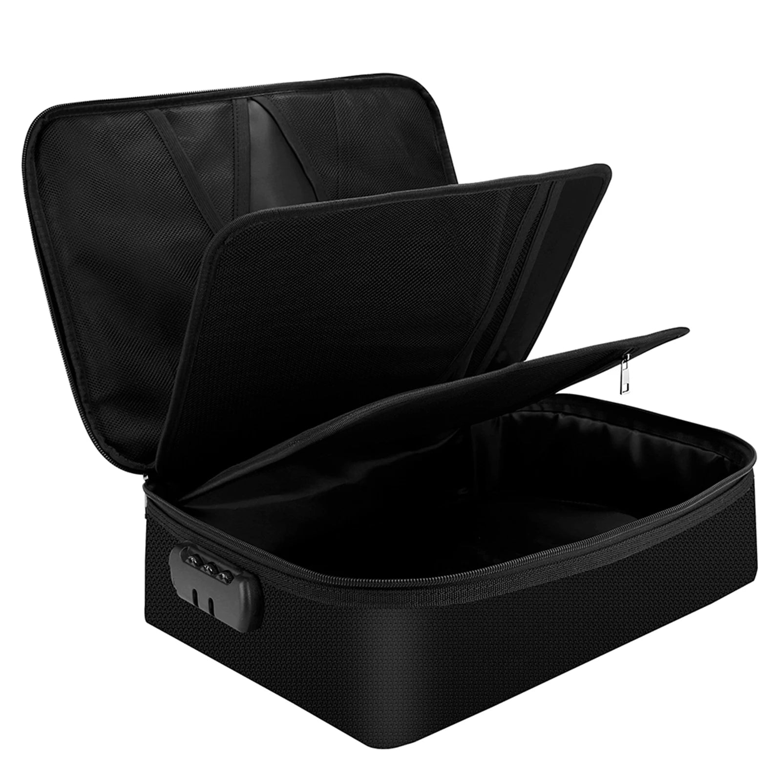 Fireproof Document Bag with Lock Zipper Closure Fire & Water Resistant Money Bag Storage Pouch Organ - Gallery image 14