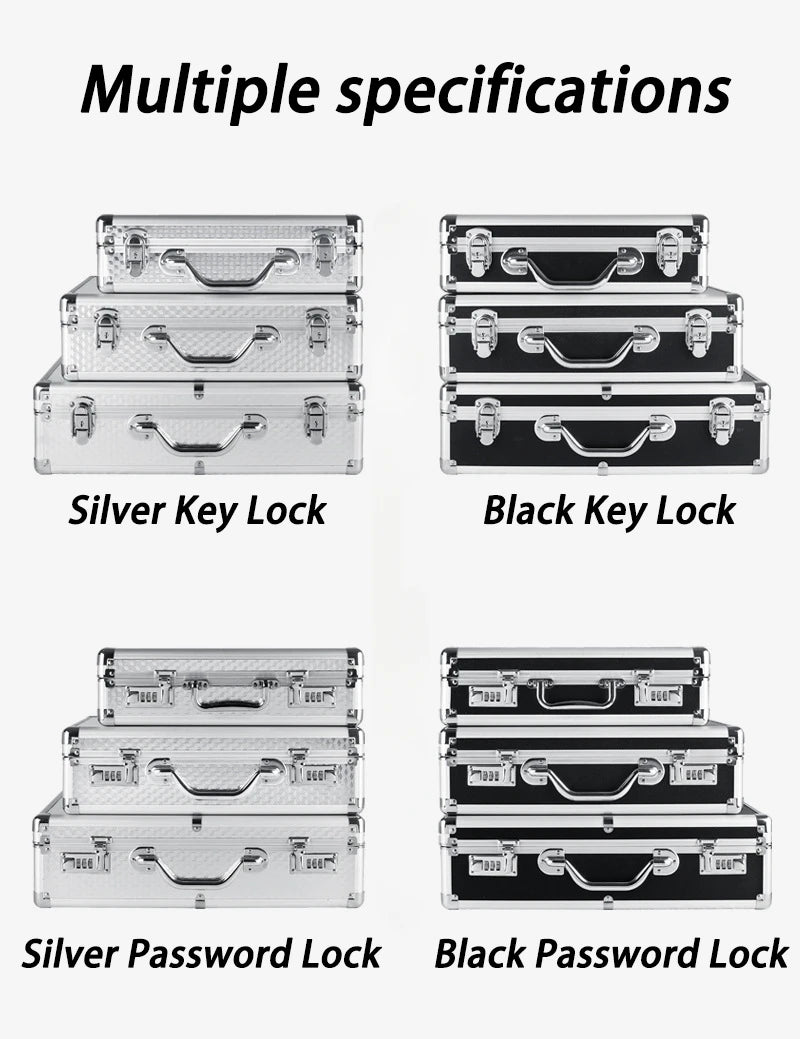 Aluminum Alloy Repair Tool Case Portable Hardware Tools Storage Box Safe Shockproof Instrument Equip - Gallery image 11