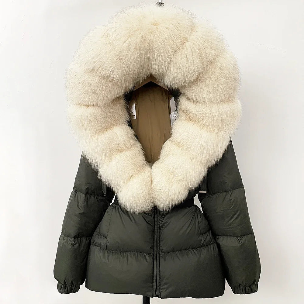 OFTBUY 2025 Winter Clothing Puffer Jacket Women Real Fox Fur Hooded Thick Warm 90% White Duck Down C - Gallery image 50