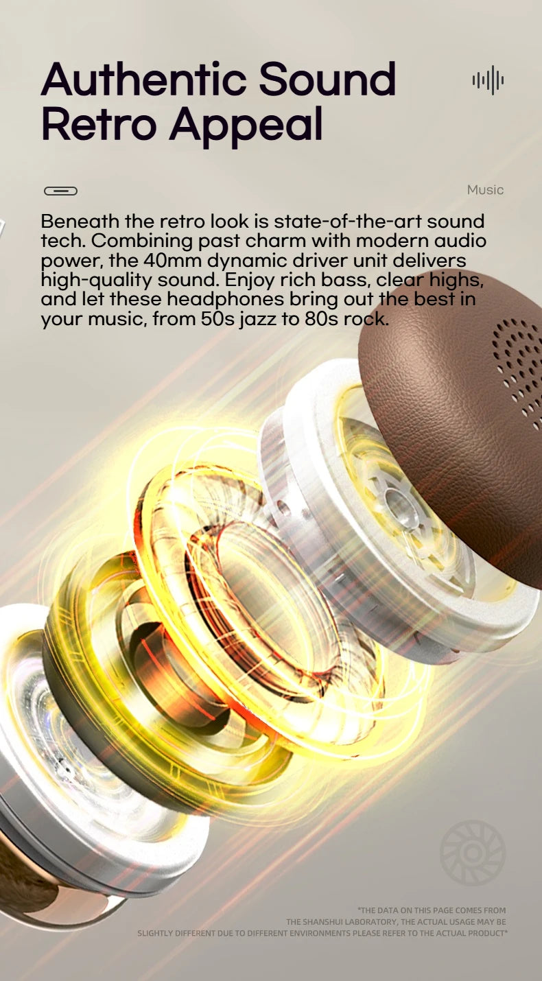 Sansui DT11 ANC Wireless Bluetooth 5.4 Headphone -45dB Active Noise