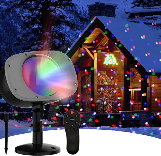 Christmas Snowfall Projection Lights Indoor Outdoor Holiday Lights Wit - Main View