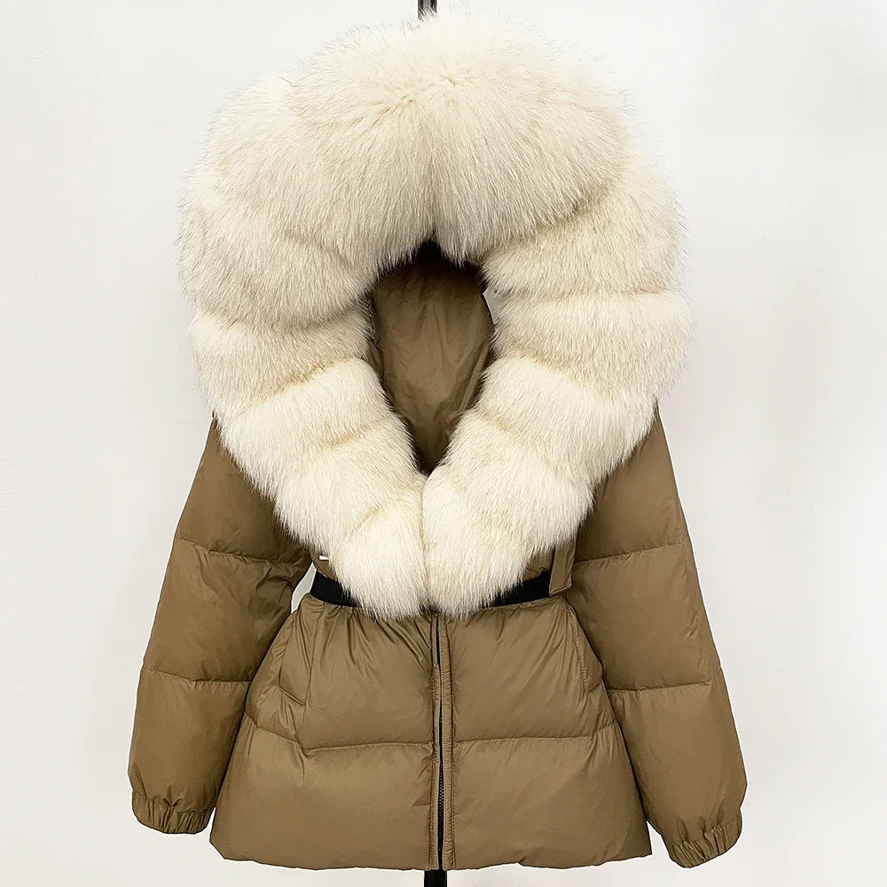 OFTBUY 2025 Winter Clothing Puffer Jacket Women Real Fox Fur Hooded Thick Warm 90% White Duck Down C - Gallery image 37
