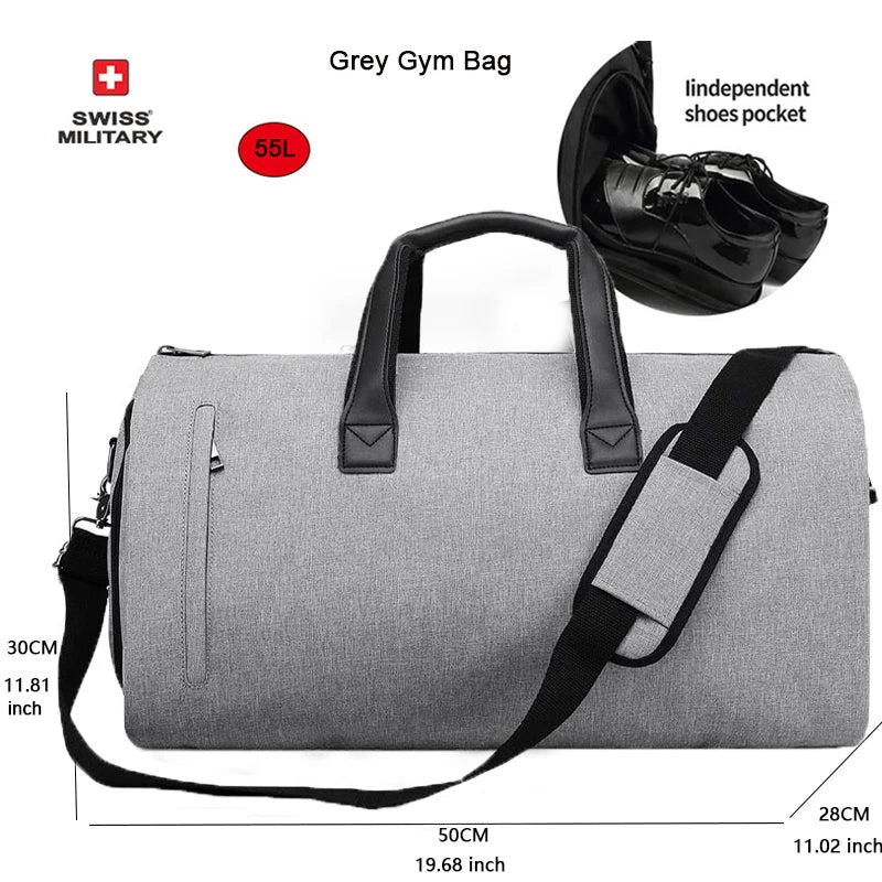 SWISS MILITARY New Men's Business Garment Bags Large Multifunctional