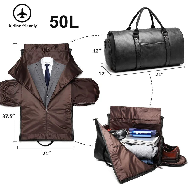 Carry on Garment Bags for Travel Garment Duffle Bag Mens Suit Bags