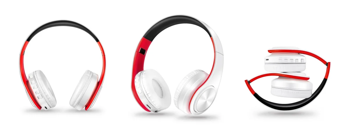 HIFI Stereo Earphones Bluetooth Headphone Music FM and Support SD