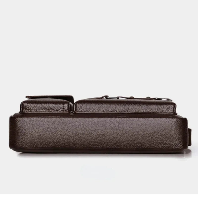 2024 New Men Shoulder Bag for 10.4" Ipad PU Leather Business