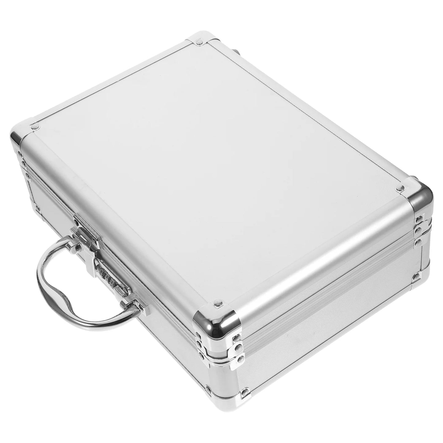 Aluminum Alloy Briefcase for Men Small Tool Chest Padded Portable Case Reinforced Structure Convenient Handle Safeguard - Usage Context Display