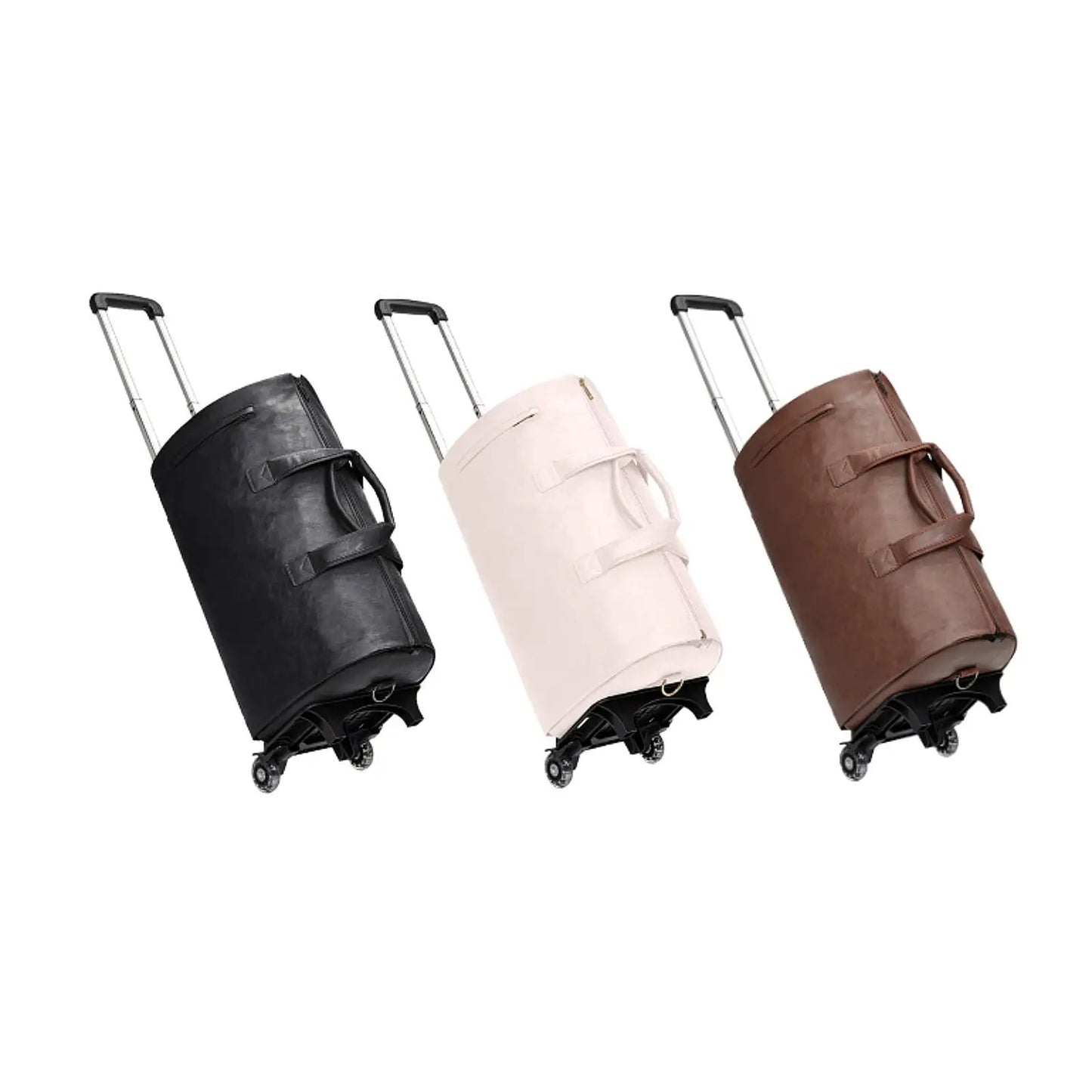 Rolling Garment Bag with Wheels with Compartment Trendy Overnight