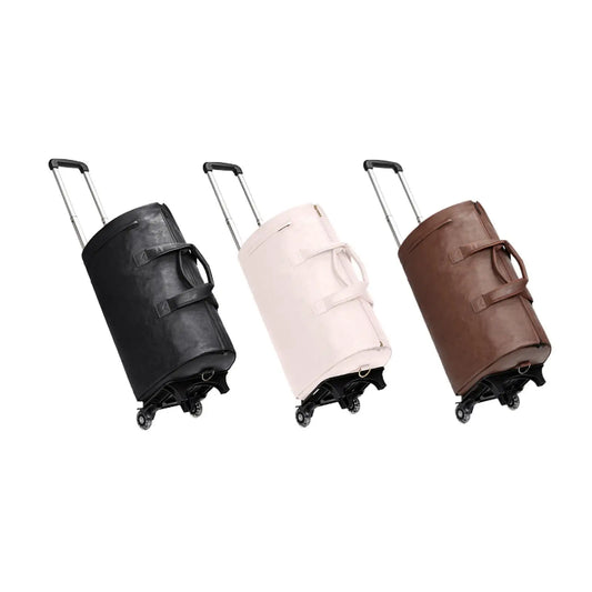 Rolling Garment Bag with Wheels with Compartment Trendy Overnight
