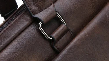 Multiple Pockets Briefcase Men's Large Capacity Office Shoulder Bag