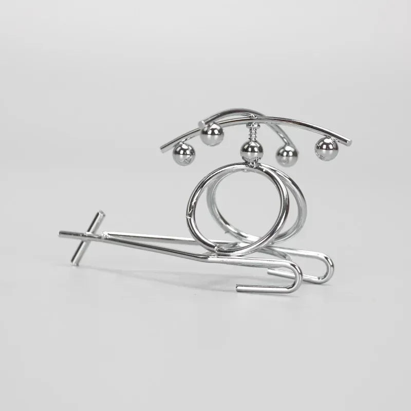 Stainless Steel Balance Ball Toy Creative Pendulum Cradle Iron Man