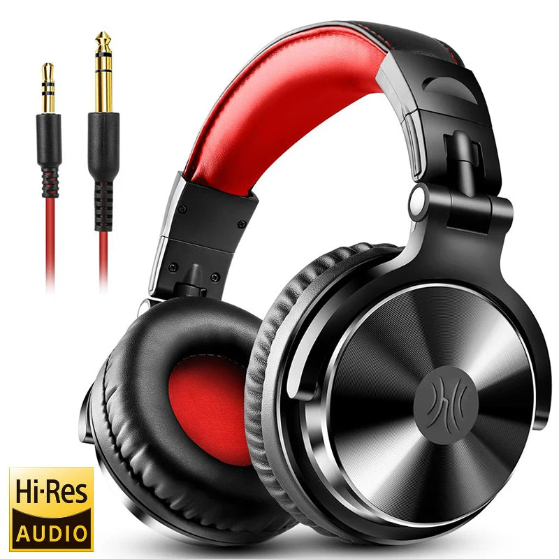 Oneodio Pro 10 DJ Headphones - Studio Monitor Over Ear Wired HiFi - Product Details