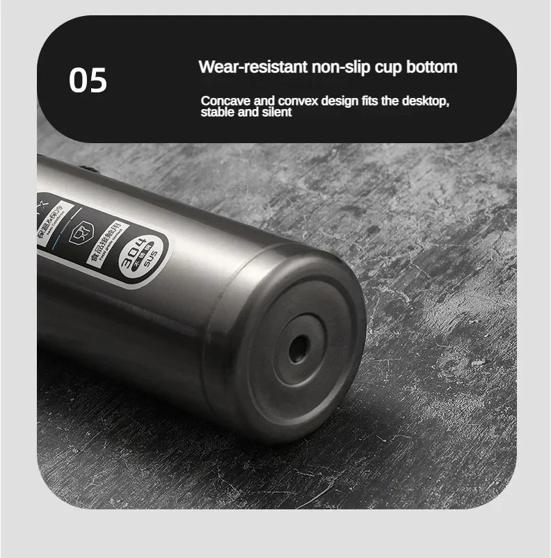 500ML-1Liter Stainless Steel Thermos Bottle with LED Temperature