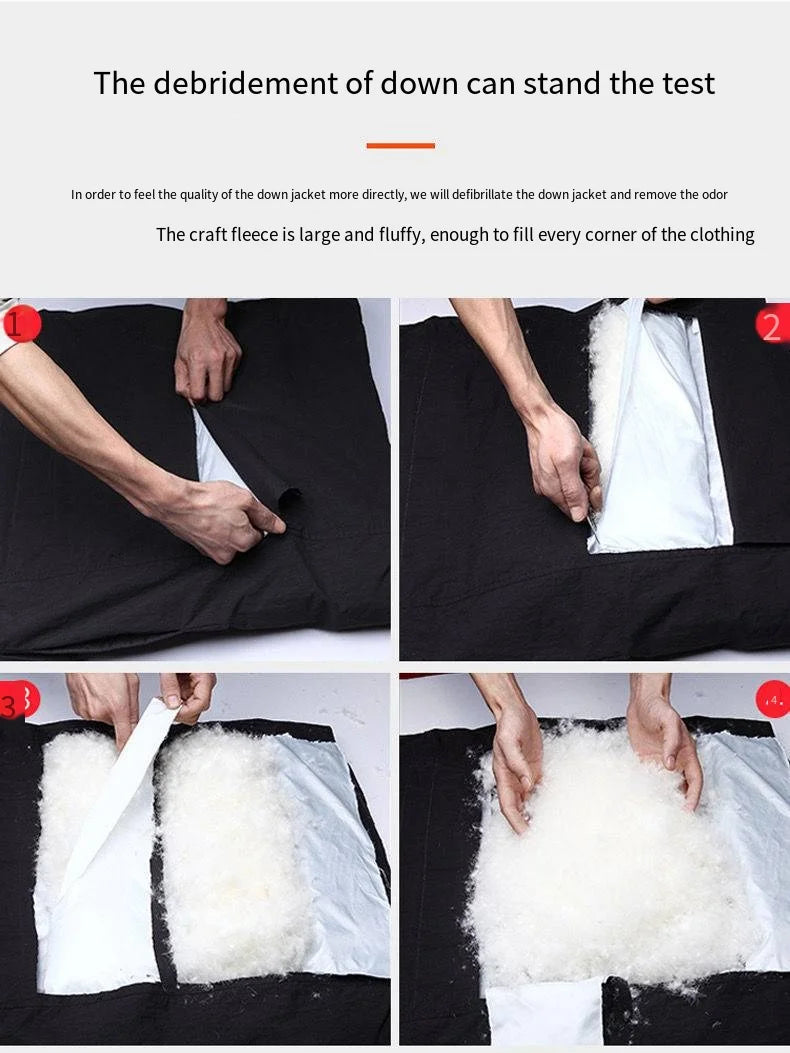 Winter Down Jacket Men -30 Degree Large Fur Collar Warm Hooded Puffer Thicken Parkas Luxury Brand Mi - Gallery image 9