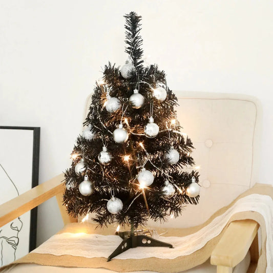Christmas Tree, Lighted Tabletop Artificial Xmas Tree, Small Tree Ligh - Main View
