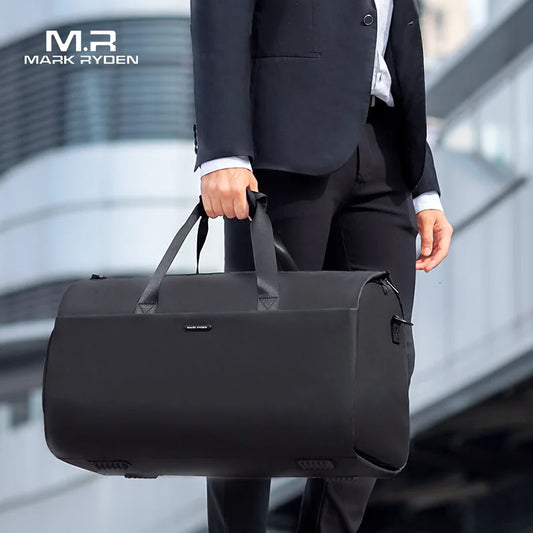 Men Multi-Function Large Capacity Travel Bag Suit Garment Luggage