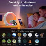 Novelty Smart Q Wake Up Light Ambient Light And Wake-Up Night Light Dimmable Wak - Detail View
