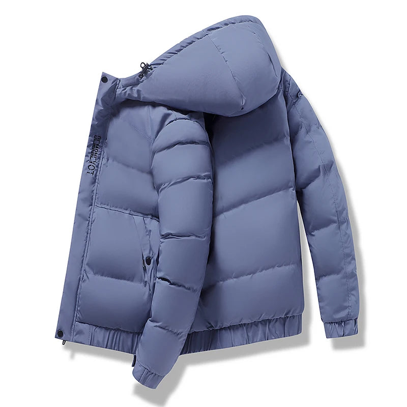 Men Parkas Thick Warm Hooded Coat Cotton-padded Puffer Jacket Man Casual Quilted Jacket Autumn Winte - Gallery image 12