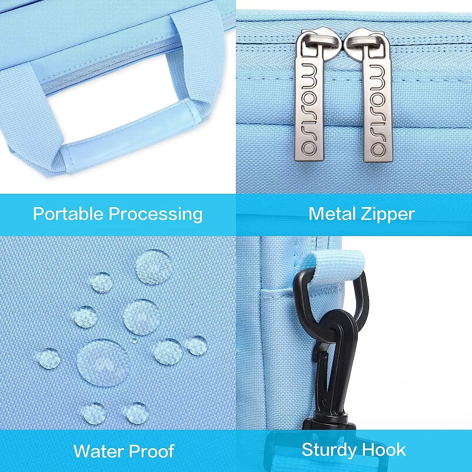 Laptop Bag 13.3 14 15 16 17.3 inch Shoulder HandBag for Macbook Air Pro M1 M2 M3 - View 30