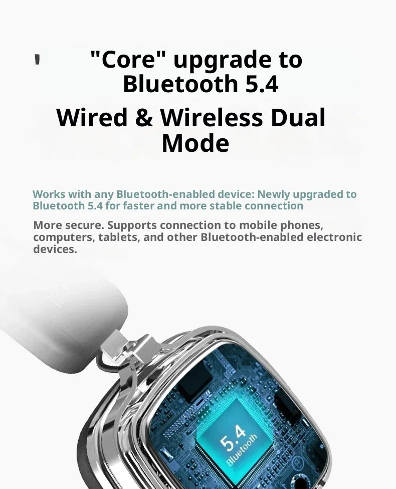 IKF R2 Retro Wireless Headphones Stereo Bass Sport Noise Reduction