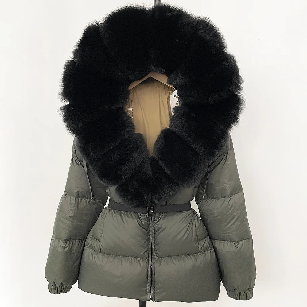 OFTBUY 2025 Winter Clothing Puffer Jacket Women Real Fox Fur Hooded Thick Warm 90% White Duck Down C - Gallery image 39