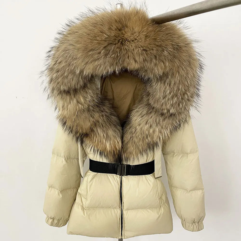 OFTBUY 2025 Winter Clothing Puffer Jacket Women Real Fox Fur Hooded Thick Warm 90% White Duck Down C - Gallery image 25