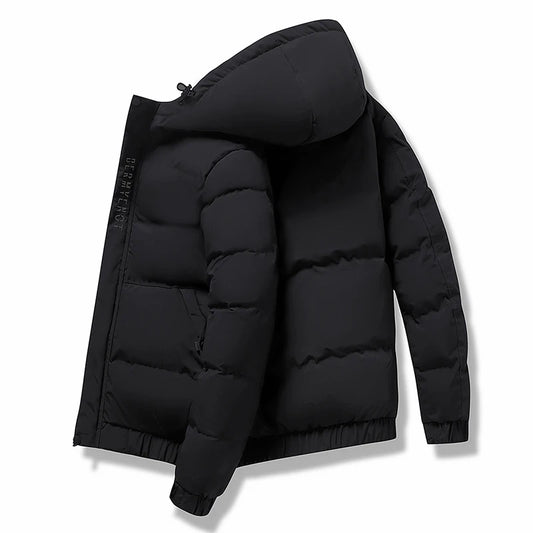 Men Parkas Thick Warm Hooded Coat Cotton-padded Puffer Jacket Man Casual Quilted Jacket Autumn Winte - Product details