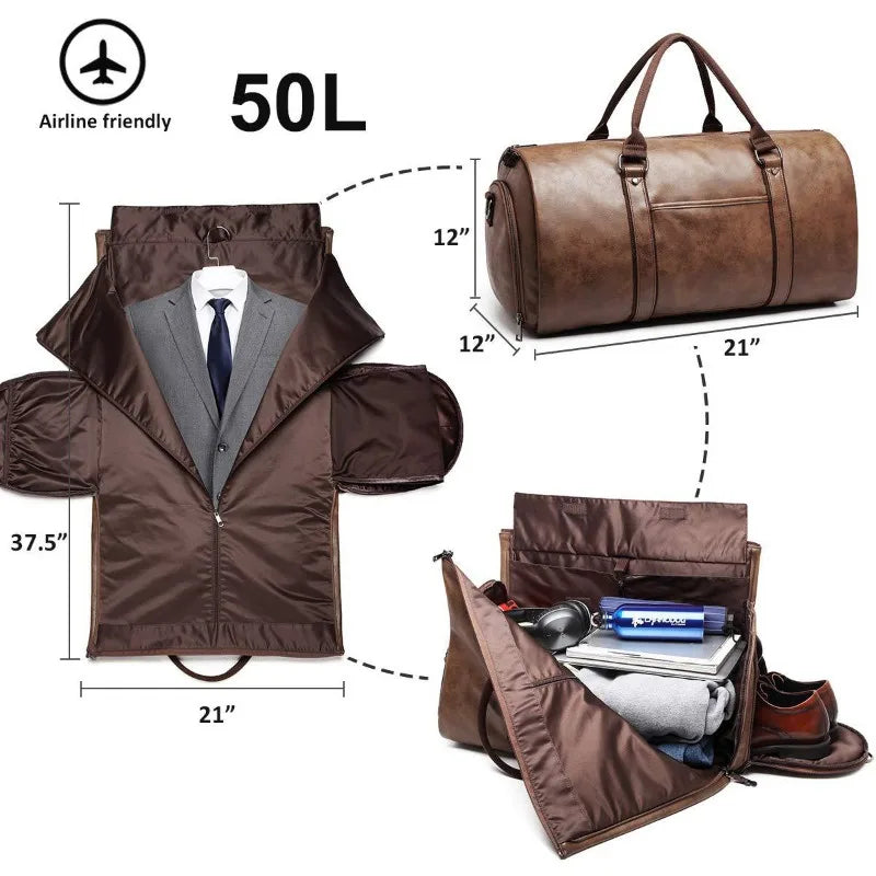 Carry on Garment Bags for Travel Garment Duffle Bag Mens Suit Bags