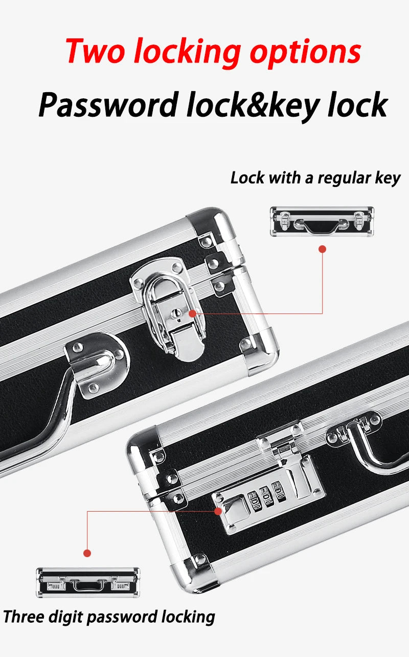 Aluminum Alloy Repair Tool Case Portable Hardware Tools Storage Box Safe Shockproof Instrument Equip - Gallery image 7