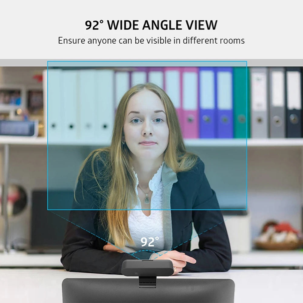 Webcam 2K 1080P - Face Recognition Camera USB | TOALLIN - Usage Example