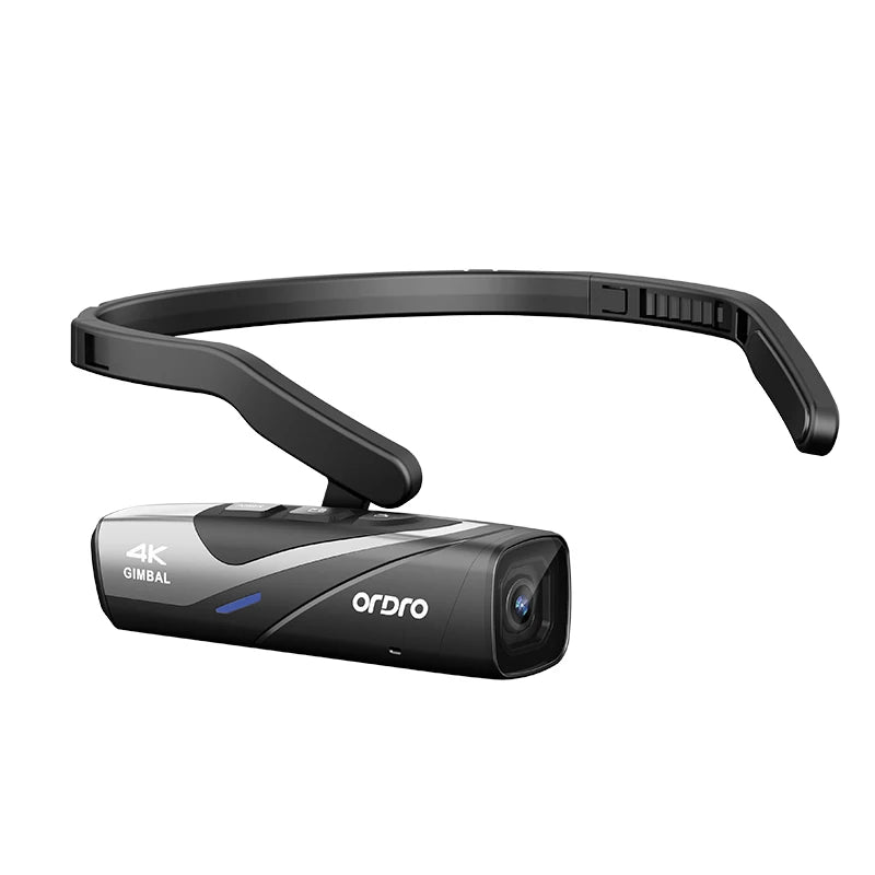 Ordro EP8 Head Wearable Action Camera Vlog 4K 60fps for YouTube