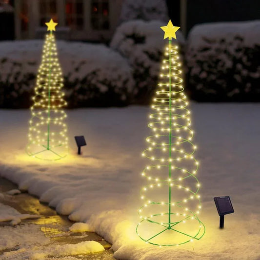 Outdoor Waterproof Solar Led Christmas Tree Decoration Solar Powered String Ligh - Main View