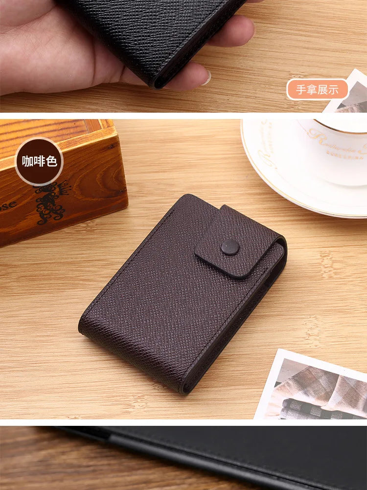 Men Credit Card Holder Leather Purse for Cards Case Wallet for