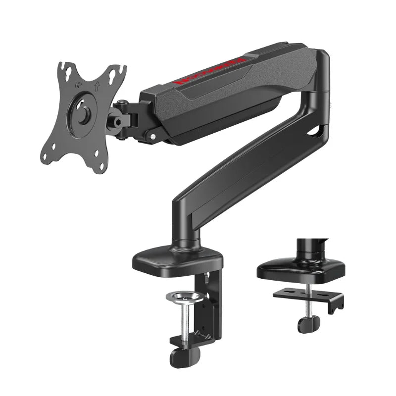 Redragon GMK914 Single Monitor Mount Stand Gas Spring Adjustable Arms with VESA 75/100mm, 13-32 Inch Screen Compatibility - Usage Example