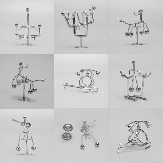 Stainless Steel Balance Ball Toy Creative Pendulum Cradle Iron Man