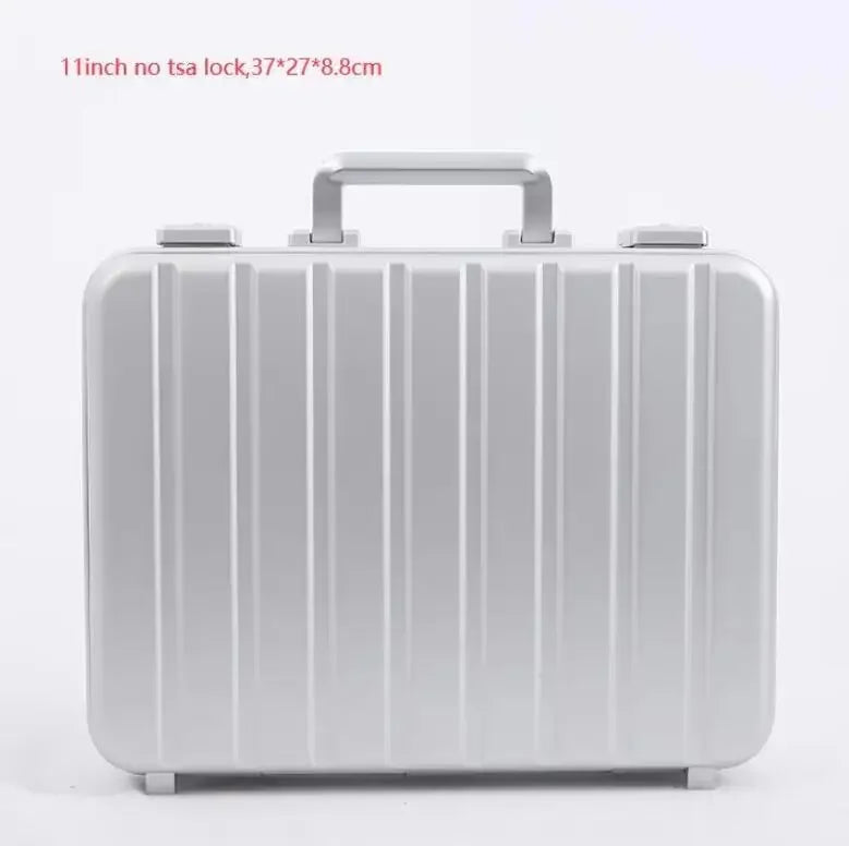 13”15 Inch New Aluminum Briefcase Toolbox Laptop case Business Box With Lock - Gallery image 18