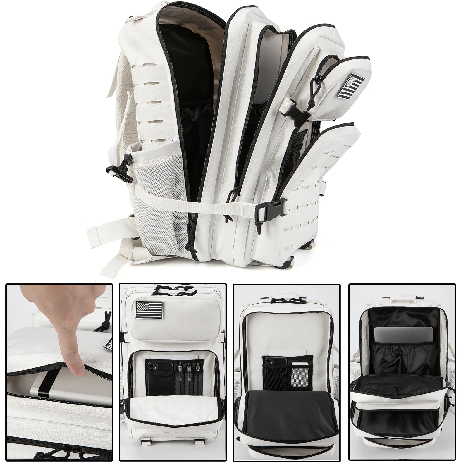 25L/45L Men's and Women's Tactical Backpacks , Outdoor Activities, Sma - Detail View