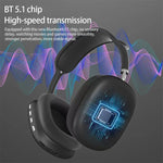 P9 Wireless Bluetooth Headset Outdoor Sports Gaming Wireless Headphones with Mic Noise Cancelling Ea - Additional view