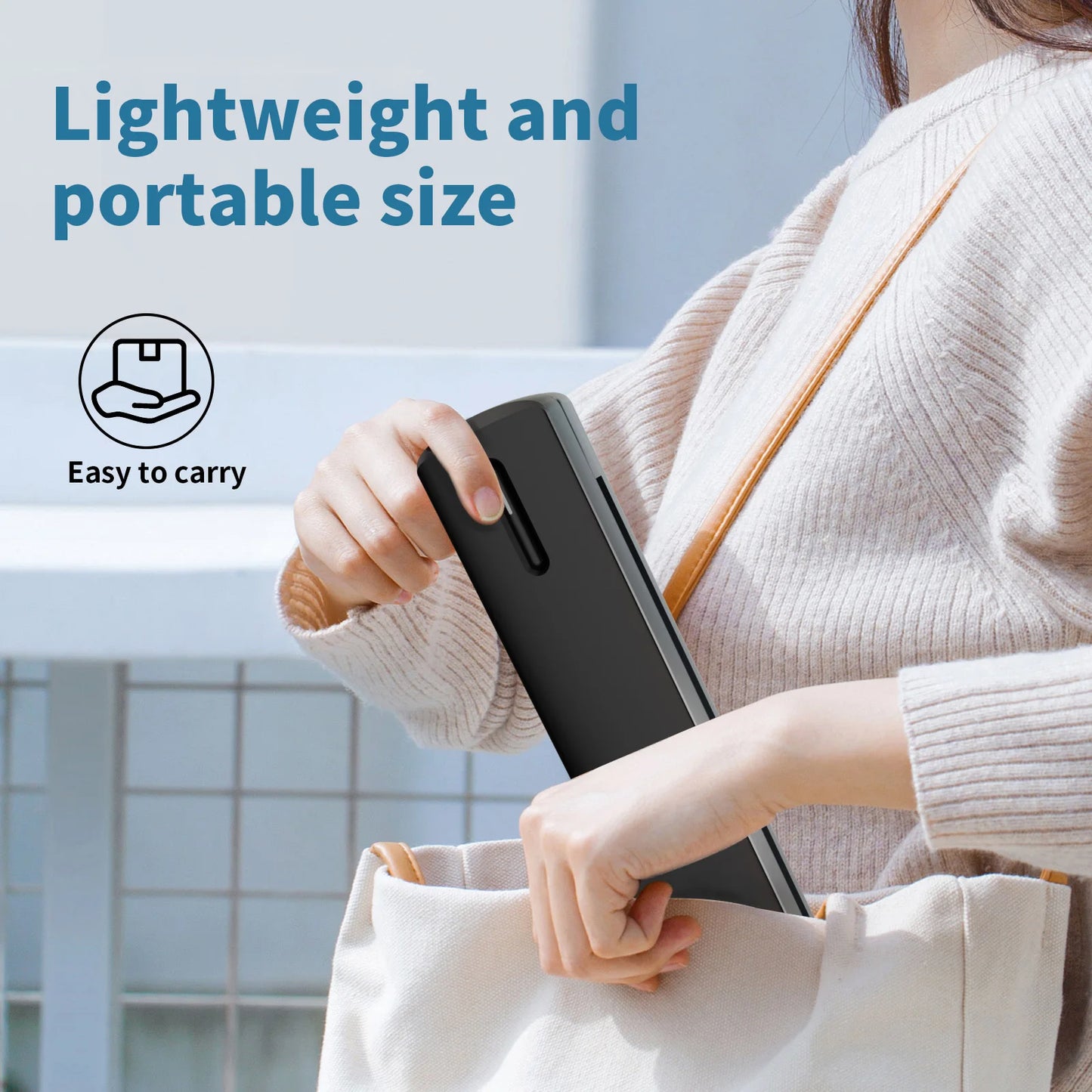 Portable Thermal Printer A4 - Wireless Inkless 300DPI - Close-up View