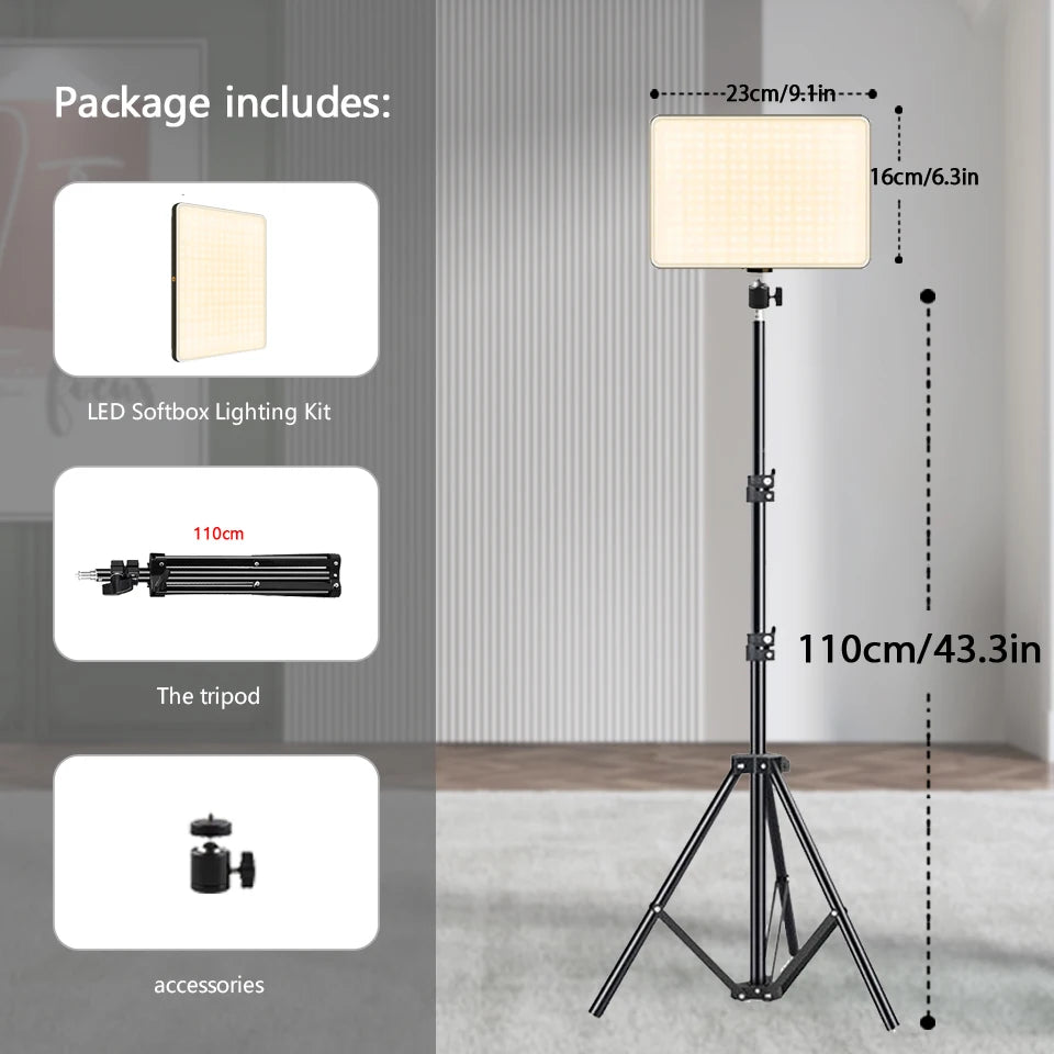 LED Video Lights Conference Photography Lighting Selfie Light Photo