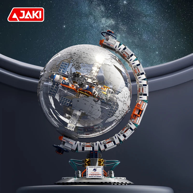 CK003 Space Tide Play series Dawn Dawn Globe collectible grade building blocks assembled adult student educational toys - Features and Specifications