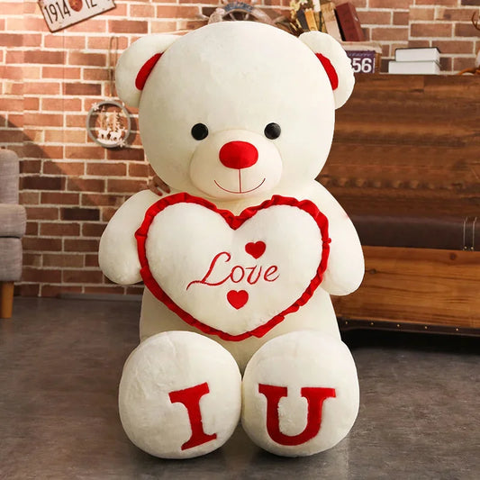 80/100Cm Big LOVE Plush Toy Bear Giant Stuffed Animals Birthday Gifts  - Assembly Detail