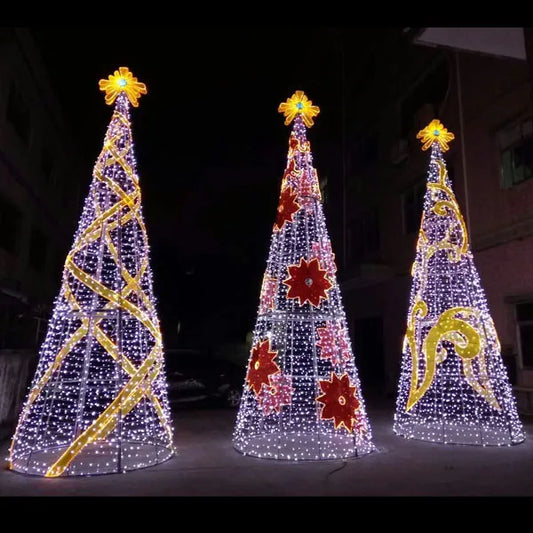 Outdoor LED Christmas Tree for Commercial Street Decorations - Main View