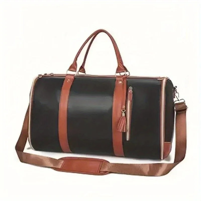 Large Capacity Travel Duffle Bag Women's Handbag Foldable Suit Bag