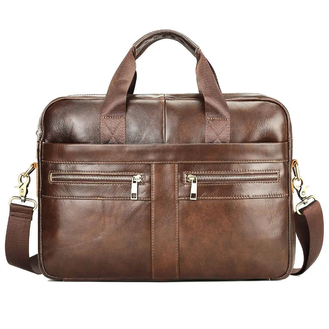 Natural Leather For Men Messenger Bags Man Briefcases Bag Business