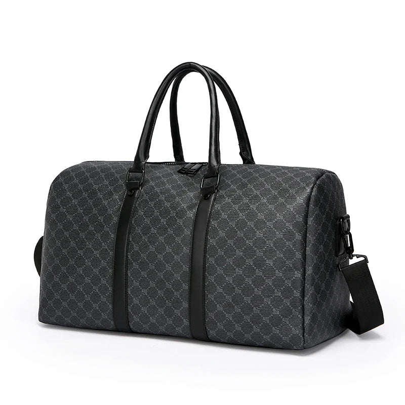 Men’s Black Traveling Bag Large Capacity Business Travel Luggage Bag