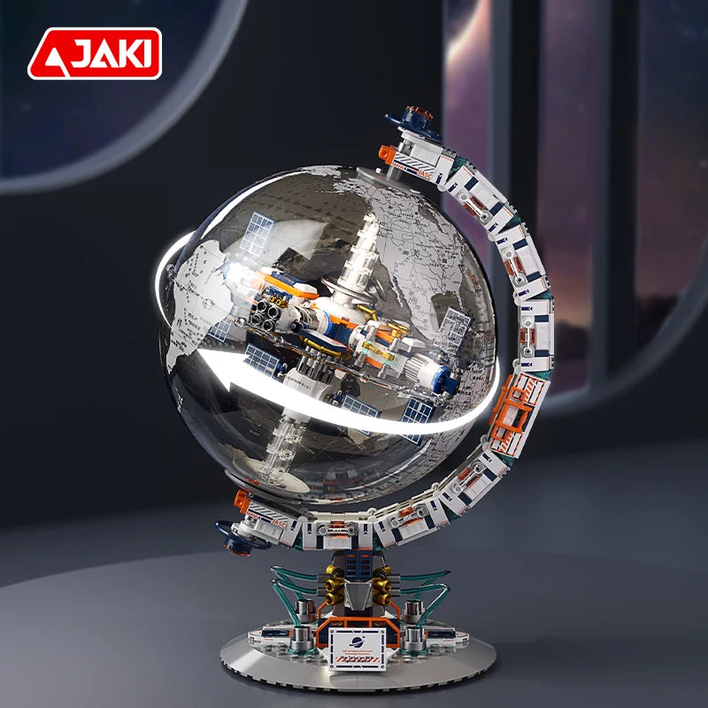 CK003 Space Tide Play series Dawn Dawn Globe collectible grade building blocks assembled adult stude - Product details