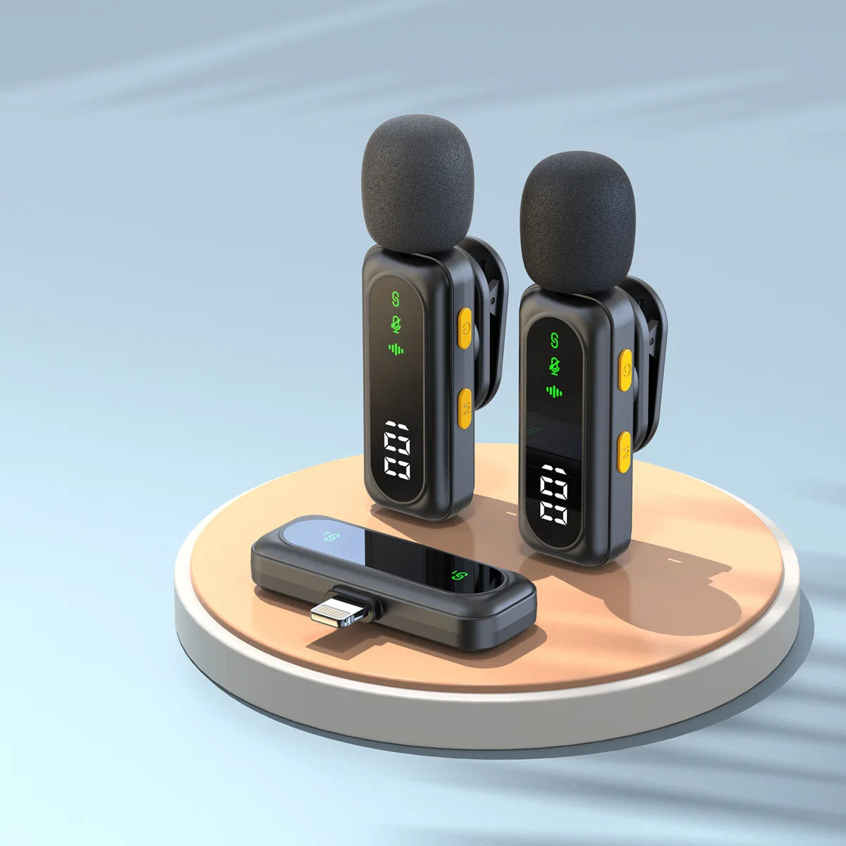 Professional Wireless Lavalier Microphone System with Intelligent Noise Cancellation Lapel Mic For Vlog&Interviews&Conferences - Product Image 12