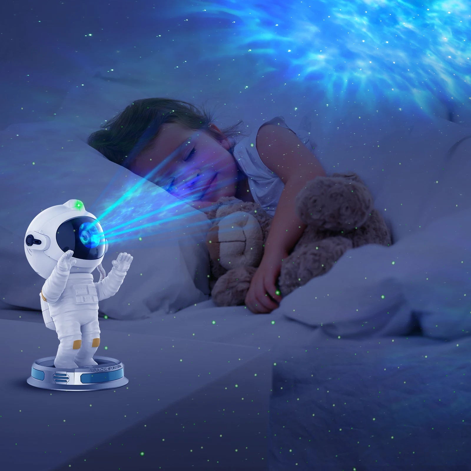 2025 New Real Astronaut Galaxy Projector Lamp Spaceman Star Projector  - Close-up View